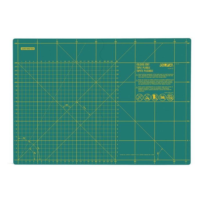 Olfa Plancha de corte plegables 630x450x2,5mm (verde)