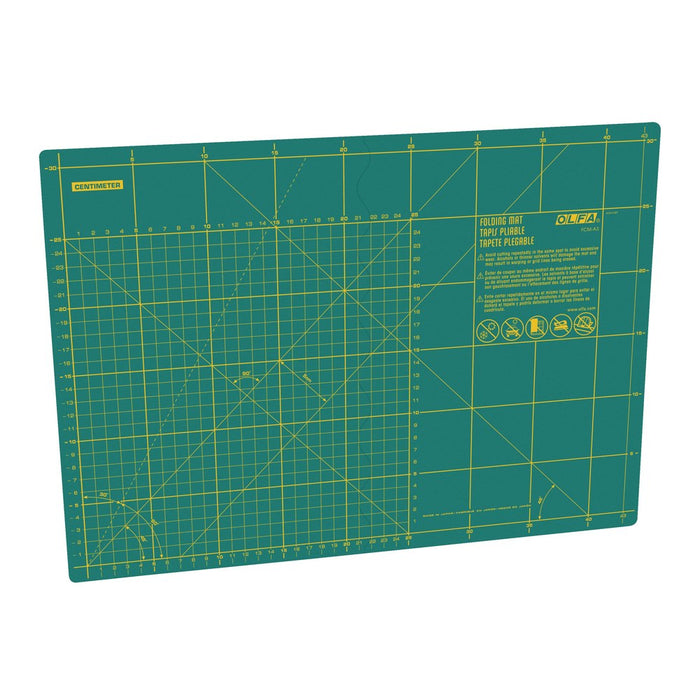 Olfa Plancha de corte plegables 630x450x2,5mm (verde)