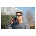 Eagle Gafas de sol WAVE lente espejo verde