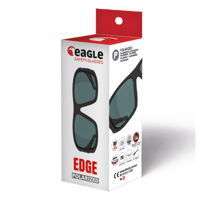 Eagle Gafas de seguridad EDGE con lente solar polarizada