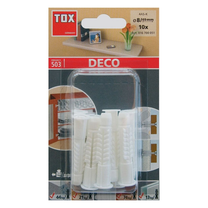 Tox Bote de 190 tacos universales de 6 x 41 mm