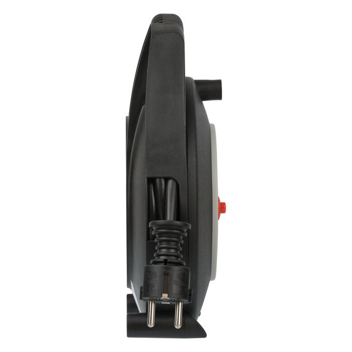Brennenstuhl Enrollacables Vario Line 4 tomas IP20 H05VV-F3G1,5 con cable de 5 m (negro)