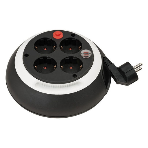 Brennenstuhl Enrollacables Comfort-Line CL-S 4 tomas IP20 H05VV-F3G1,5 con cable de 3 m (blanco)