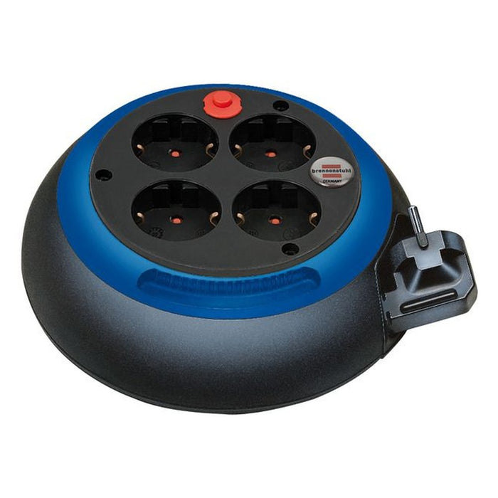 Brennenstuhl Enrollacables Comfort-Line CL-S 4 tomas IP20 H05VV-F3G1,5 con cable de 3 m (blanco)