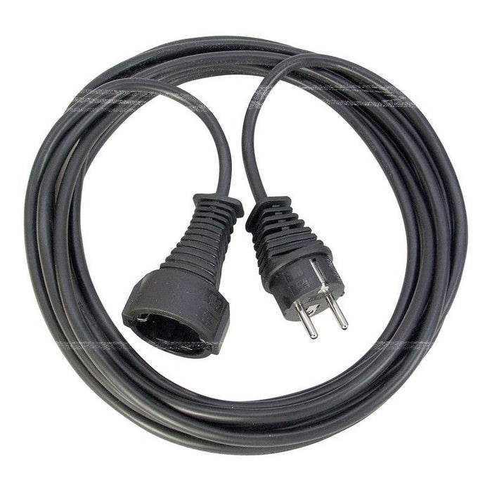 Brennenstuhl Alargador eléctrico IP20 H05VV-F3G1,5 de 3 m (Negro)