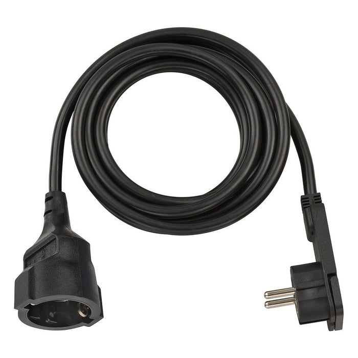 Brennenstuhl Alargador eléctrico IP20 H05VV-F3G1,5 de 10 m (Blanco) con clavija plana