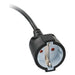 Brennenstuhl Alargador eléctrico IP20 H05VV-F3G1,5 de 10 m (Blanco) con clavija plana