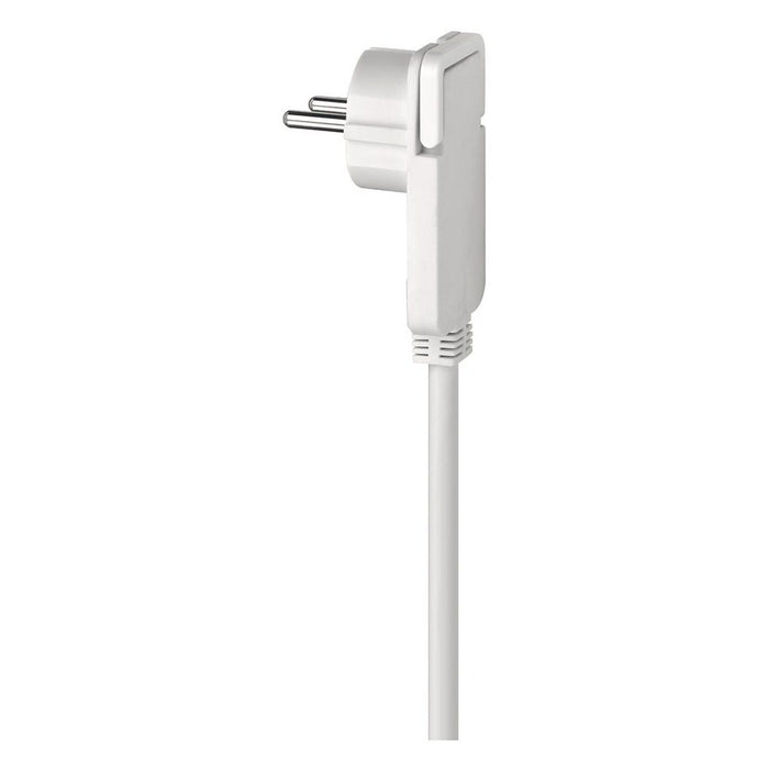 Brennenstuhl Alargador eléctrico IP20 H05VV-F3G1,5 de 10 m (Blanco) con clavija plana
