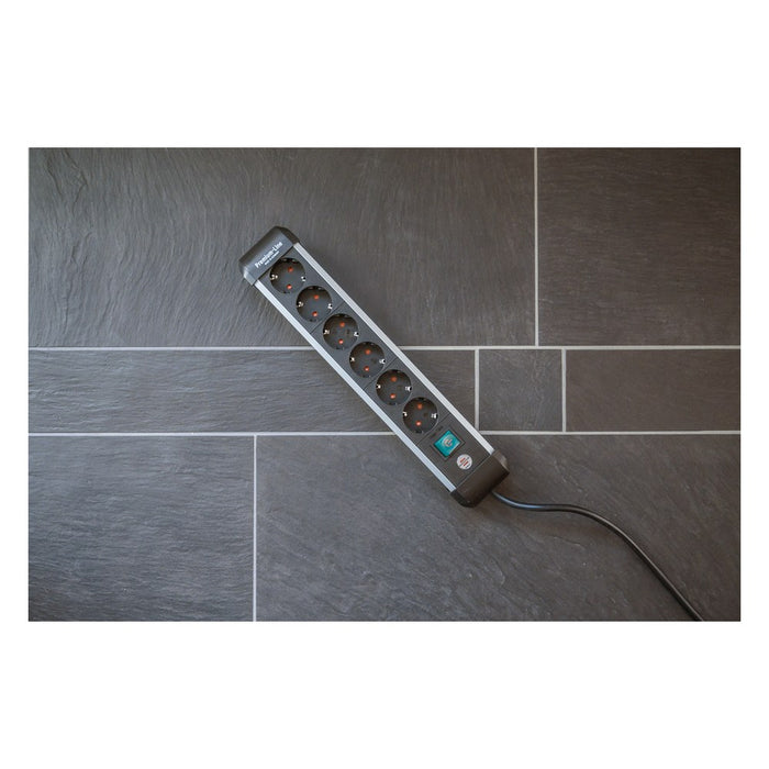 Brennenstuhl Base múltiple Premium-Alu-Line (6 tomas)