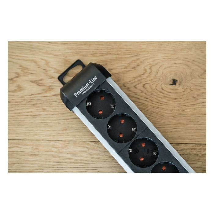 Brennenstuhl Base múltiple Premium-Alu-Line (6 tomas)