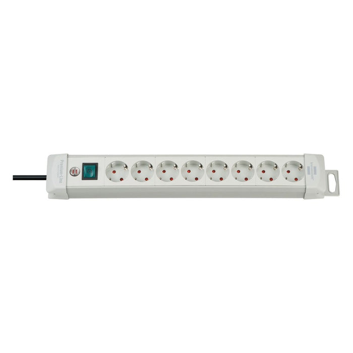 Brennenstuhl Base múltiple Premium-Line gris claro (6 tomas)