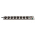 Brennenstuhl Base múltiple con protección contra sobretensión Super-Solid color plata (5 tomas)