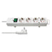 Brennenstuhl Base múltiple Comfort-Line Plus blanca con clavija plana (6 tomas)
