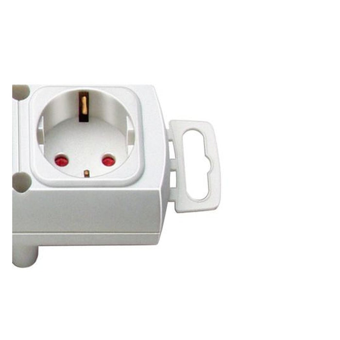 Brennenstuhl Base múltiple Comfort-Line Plus blanca con clavija plana (6 tomas)