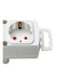 Brennenstuhl Base múltiple Comfort-Line Plus blanca con clavija plana (6 tomas)