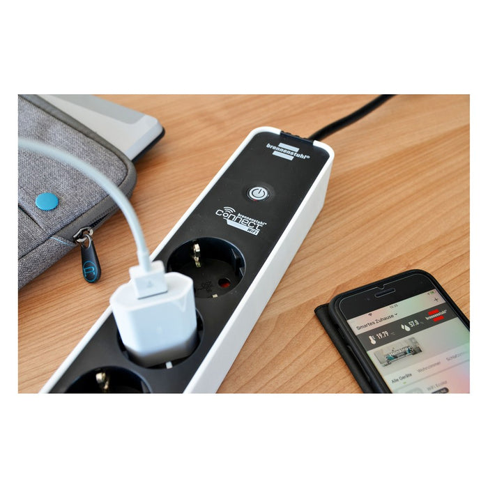 Brennenstuhl Base múltiple inteligente Ecolor compatible con brennenstuhl®Connect WiFi