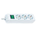 Brennenstuhl Base múltiple Eco-Line blanca con interruptor (6 tomas y 3 m)