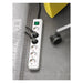 Brennenstuhl Base múltiple Eco-Line blanca con interruptor (6 tomas y 3 m)