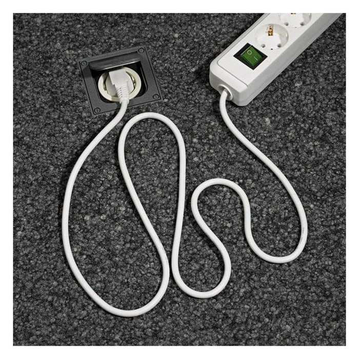 Brennenstuhl Base múltiple Eco-Line blanca con interruptor (6 tomas y 3 m)