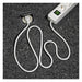 Brennenstuhl Base múltiple Eco-Line blanca con interruptor (6 tomas y 3 m)