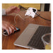 Brennenstuhl Base múltiple de sobremesa con 2 tomas y 2 puertos USB (color blanco)