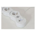 Brennenstuhl Base múltiple maniobrable Vario-Power con puertos USB
