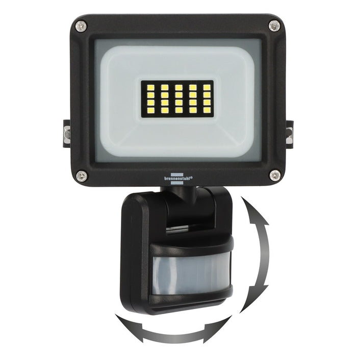 Brennenstuhl Foco LED JARO 1060 P con detector infrarrojo de movimientos, 1150 lm, 10 W, IP65