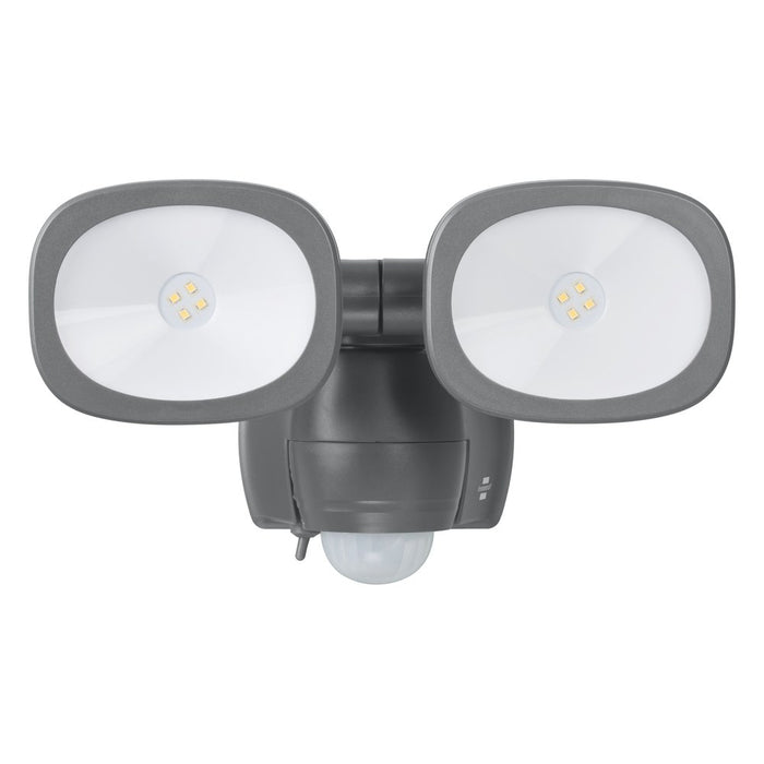 Brennenstuhl Foco LED de pared doble a batería LUFOS 420 con detector de movimiento (240 x 2 lm)