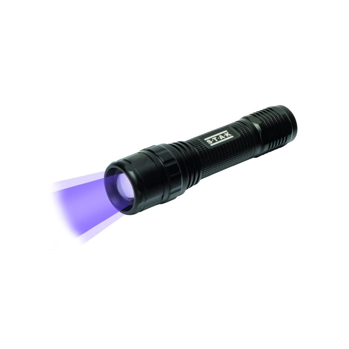 STAK Linterna LED 3W + UV con función zoom HORACIO