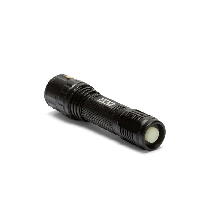 STAK Linterna recargable LED 800 lumen con función zoom PANTHER