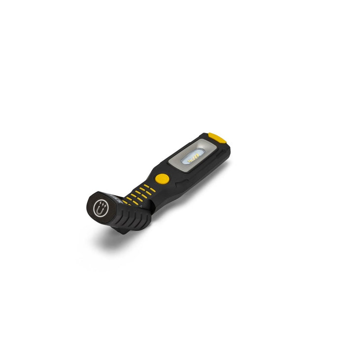 STAK Luz de trabajo + linterna LED recargable con ganchos e imán, base regulable, ALAMO