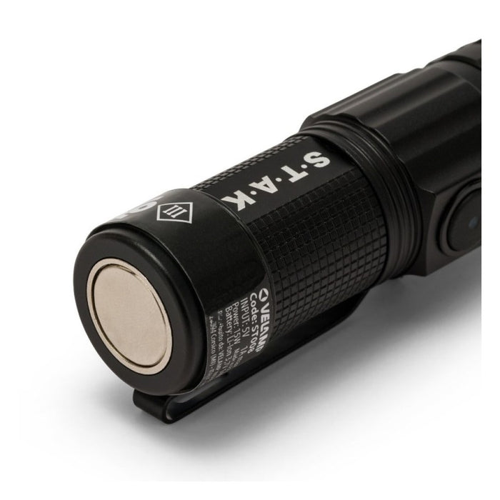 STAK Linterna LED recargable MIGHTY MIKE 15W/ 1500lm IPX4