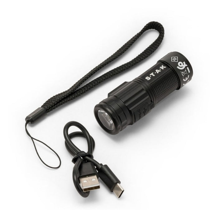 STAK Linterna LED recargable MIGHTY MIKE 15W/ 1500lm IPX4