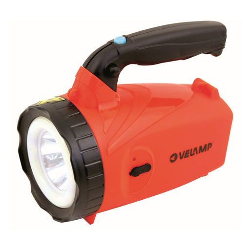 Velamp Proyector LED recargable 5W con LED crown SUPER HORNET