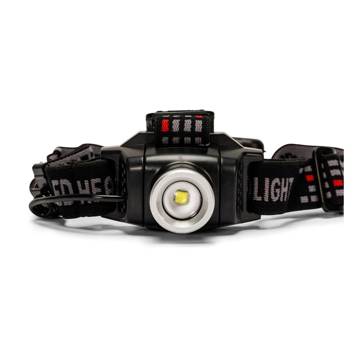 Velamp Linterna frontal LED CREE 400lm con zoom y luz trasera ARGO ZOOM EVO