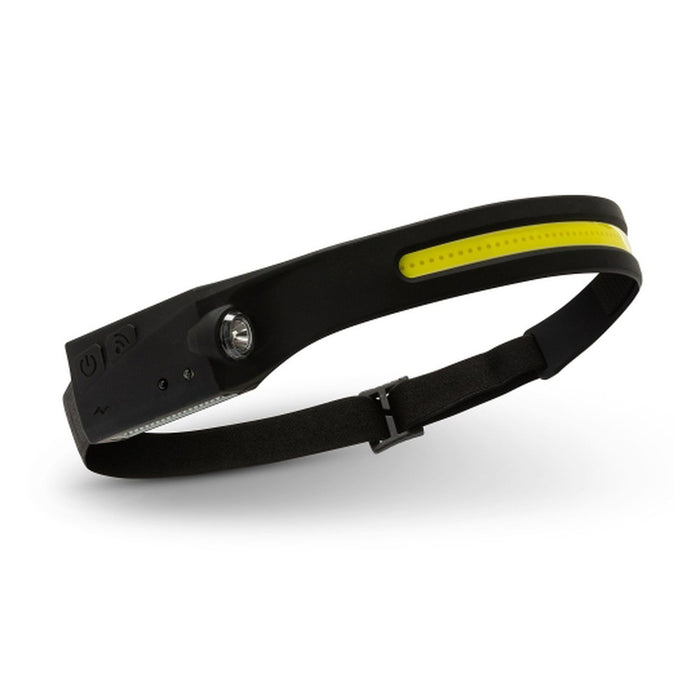 Velamp Linterna frontal LED recargable 2 en 1 con sensor de movimiento BOWIE