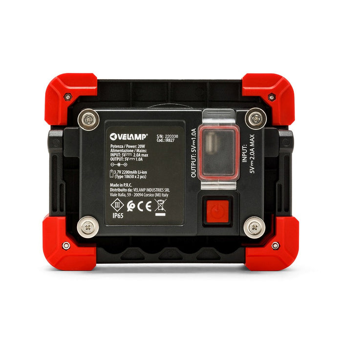 Velamp Proyector 20W recargable 1200 lumen SAURON
