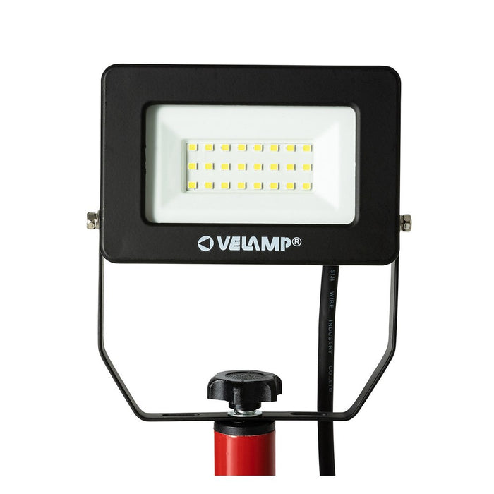 Velamp Foco de trabajo LED SMD 20W IP65 6500K con trípode y cable 3mt LIGHT PAD 2