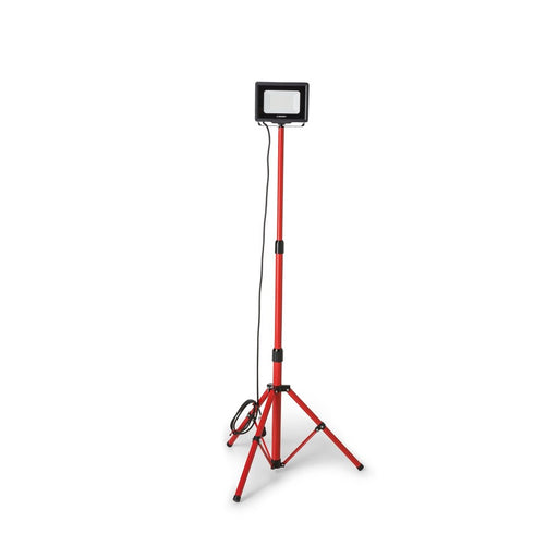 Velamp Foco de trabajo LED SMD IP65 50W negro 4000K con trípode y cable de 3m WAINGRO + TRÍPODE