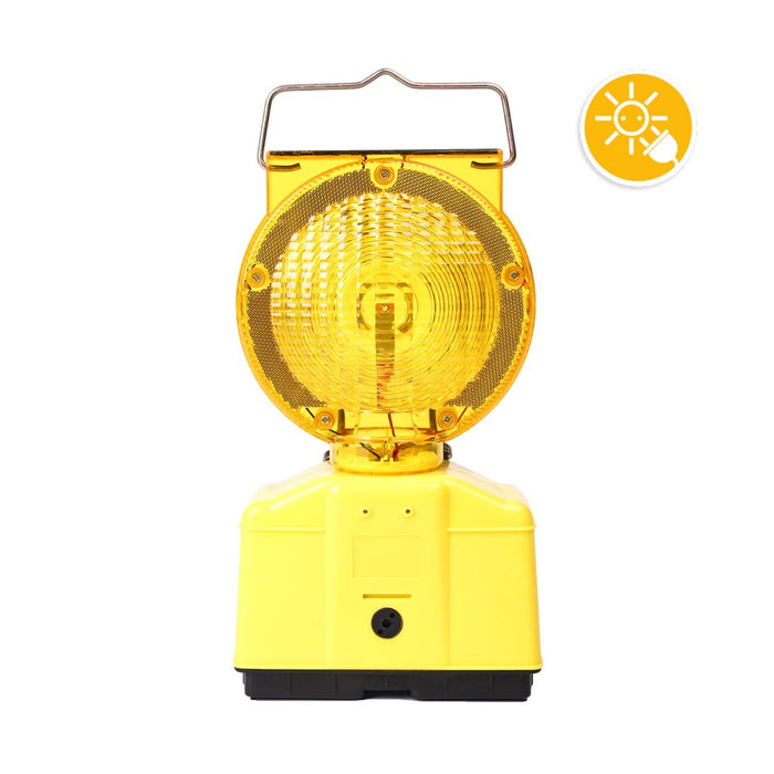 STAK Baliza intermitente de carretera LED recargable con panel solar SOLAR BLINK ROAD