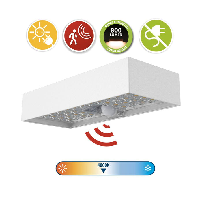 Velamp Aplique de pared TEGEL (blanco)