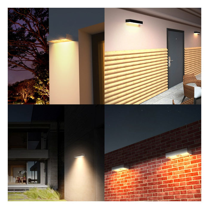 Velamp Aplique de pared TEGEL (negro)