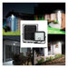 Velamp Proyector LED con detector de presencia y panel solar remoto CUBE 1.500 lm