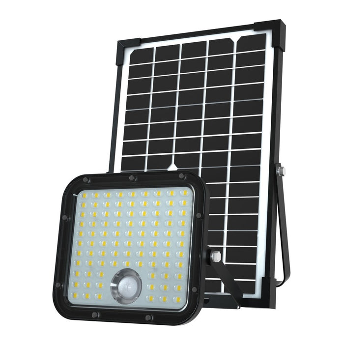 Velamp Proyector LED con detector de presencia y panel solar remoto CUBE 4.800 lm