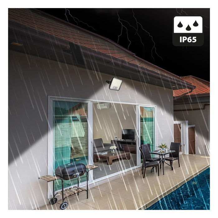 Velamp Proyector LED con detector de presencia y panel solar remoto CUBE 9.600 lm