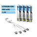 Velamp Pack de 4 pilas AA litio recargables USB-C 1400 mAh