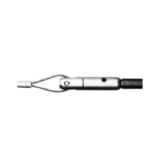 ATM Emplame giratorio guía-malla tiro para guía pasahilos de 9 mm (Rosca M12; Ø18x80 mm)