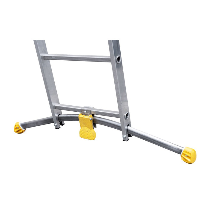 Hailo Escalera combinada de 3 tramos con estabilizador curvo HobbyLOT (3x7)