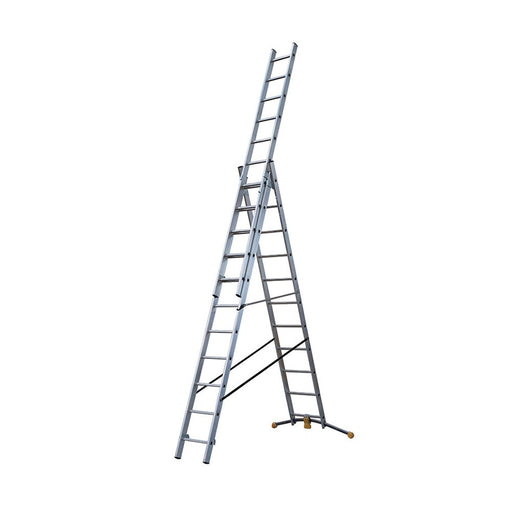 Hailo Escalera combinada de 3 tramos con estabilizador curvo HobbyLOT (3x11)