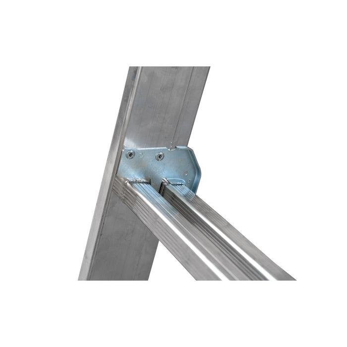 Hailo Escalera combinada de 2 tramos con estabilizador curvo HobbyLOT (2x7)